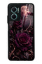 Xiaomi Redmi Note 11E Moonlit Burgundy Rose Design Glossy Phone Case