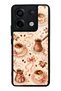 Xiaomi Redmi Note 13 Pro 5g Glossy Phone Case with Blush Coffee Bow Design