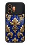 Honor 600 Royal Sapphire Baroque Design Glossy Phone Case