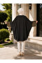 Sleeveless Accessory Detailed Knee-Length Plus Size (40-54) Evening Gown Tunic - 4