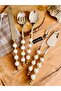 طقم خرز ذهبي مكون من 5 قطع