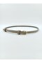 Elegantly Designed Thin 1 cm Women's Belt with Minimal Buckle, Compatible with Trousers, Jackets, Dresses, and Shirts - 5