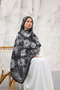 Summer Garden Series Patterned Cotton Soft Shawl Women's Colorful Shawl - 6