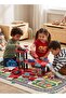 McQueen Parking Lot Game with 4 Multicolor Car Models – Multi-Level Parking Garage Toy Playset - 4