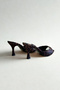 Leopard Heeled Women's Slippers F210 - 4