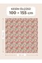 100% Cotton Satin Fabric Digital Printed Pink Peony Flowers Patterned 100X155 cm for Sewing Patchwork and Hobby - 2