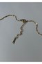 Nazar Gold Color Necklace with Steel Heart 45 cm (+5 cm Extension) - 4