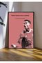 30x40 cm / 12x16 Inch Beige Floating Frame Canvas | Cristiano Ronaldo Motivational Quote Wall Art | Talent Without Work Is Nothing Poster | Manchester United Football Decor | HD 250GSM Cotton Canvas