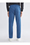 Blue Basic Men's Sweatpants - 4