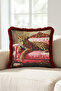Leopard Print Baroque Fringed Pillowcase - Noble Wild Yaretro Powder Tassel Throw Pillow Cover - 7