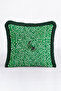 Floral Premium Spring Breeze Fringed Pillowcase-Cute Cat Boho Black Tassel Throw Pillow Cover - 7