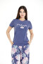 Women's Floral Patterned 100% Viscose Pajama Set - 3