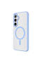 Galaxy S24 Case Magsafe Transparent Back Face Camera Raised Silicone Senk - 2