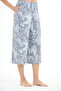 Women's 100% Viscose Floral Patterned Pajama Bottoms Capri - 5