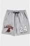 Unisex Oversize Relaxed Fit High Waist Special Design Printed Summer Shorts