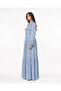 Embellished Summer Dress with Embroidered Collar - 2