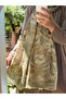 Brush Pattern Kraş - Tile Shawl – Non-Slip Texture – Summer/Winter - 75X185 - 4