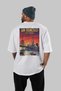 San Francisco California White Oversize Country City Back Printed Unisex T-Shirt 100% Cotton Premium - 4
