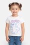 Toddlers Girl Lilo And Stitch Short Sleeve Top, White