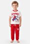 Toddlers Boy 2 Pieces Graphic Print Top And Pants Sleepwear Set, Multicolor