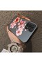 Samsung Galaxy A23 Compatible Silicone Edge Hard Back Case Couple Phone Case with Floral Pattern - 4