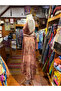 Dried Rose Color Halter Neck Open Back Silk Dress - 8