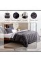 Down Alternative 2-piece Reversible Comforter Set 150x220cm - Grey - 6