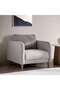 BATLENO SINGLE SEATER SOFA - DARK BROWN