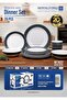 20-Piece Melamine Ware Dinner Set – RF 7437 | Blue Mandala Design - 5