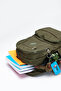 Unisex Khaki Backpack Clinkir Laptop Compartment Crinkle Waterproof Travel School Bag 40x30x15cm - 6