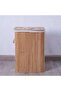 Gervase Foldable Bamboo Laundry Hamper 42X32X60CM-Natural - 2