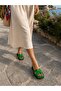 Women's Letter Buckle Summer Casual Beach Vacation Workplace Balcony Dowry Out Home Guest Slippers - 2