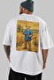 Vincent Van Gogh Oversize Back Printed White T-Shirt Unisex 100% Cotton Premium Design Streetwear - 5