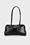 Patent Leather Look Fixed Strap Bag Bag Shk227
