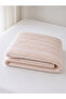 Single Striped Microfiber Quilt 155X215 cm – Lightweight, Soft Textured, Quilted Quilt Suitable for All Seasons - 4