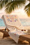 Beach Towel Patterned Sea Towel Muslin 100% Cotton Peshtemal Towel 90X170Cm