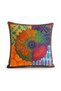 Mandala Patterned Decorative Throw Pillow Cover 45X45 cm Hidden Zipper Honeycomb Fabric Digital Printed Bohemian Living Room Pillowcase