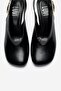 Flaris Black Leather Women's Heeled Shoes - 2