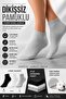 . 3-Piece Cotton Seamless Half-Cuff Socks Above Ankle Comfortable Daily Sports Socks - 5