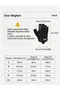 Superior (Top Segment) Half Finger Canoe, Pro Fitness, Pilates Palm Anti-Slip Silicone Gloves - S - 2