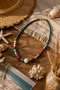 Natural Stone Turquoise Coral and Carved White Stone Detailed Bohemian Design Women's Necklace - 3