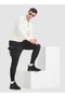 Men's Black Classic Low-Top Sneakers,Comfortable Sporty & Modern Design - 6