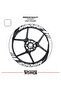 Cfmoto 250sr wide wheel rim decal sticker model 16-piece set - high quality