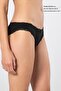 Women's Lycra Ribbed Lace Bikini Panties 2-Pack 928/Black - 4