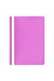 4Pcs Clear File Fasteners with Clip, A4 Plastic File Folders for Documents, Presentation Project Folders, Pink - 2