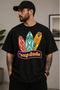 Sup Dude T-Shirt, Sup Lover Tee, 100% Cotton Unisex Oversized Cotton Black T-Shirt, Crew Neck T-Shirt - 3