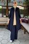 Pearl Trousers Suit Navy Blue
