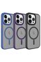 iPhone 14 Pro Case Magsafe Supported Camera Raised Matte Anti-Fingerprint Silicone Tgco - 3