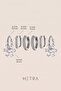 Silver Color Zircon Stone Flower Detailed 6-Piece Hoop Earring Set - 4