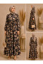 Summer Patterned Mango Fabric Comfortable Fit Dress - 2